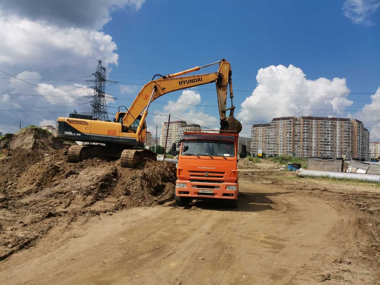 Разработка и вывоз грунта
